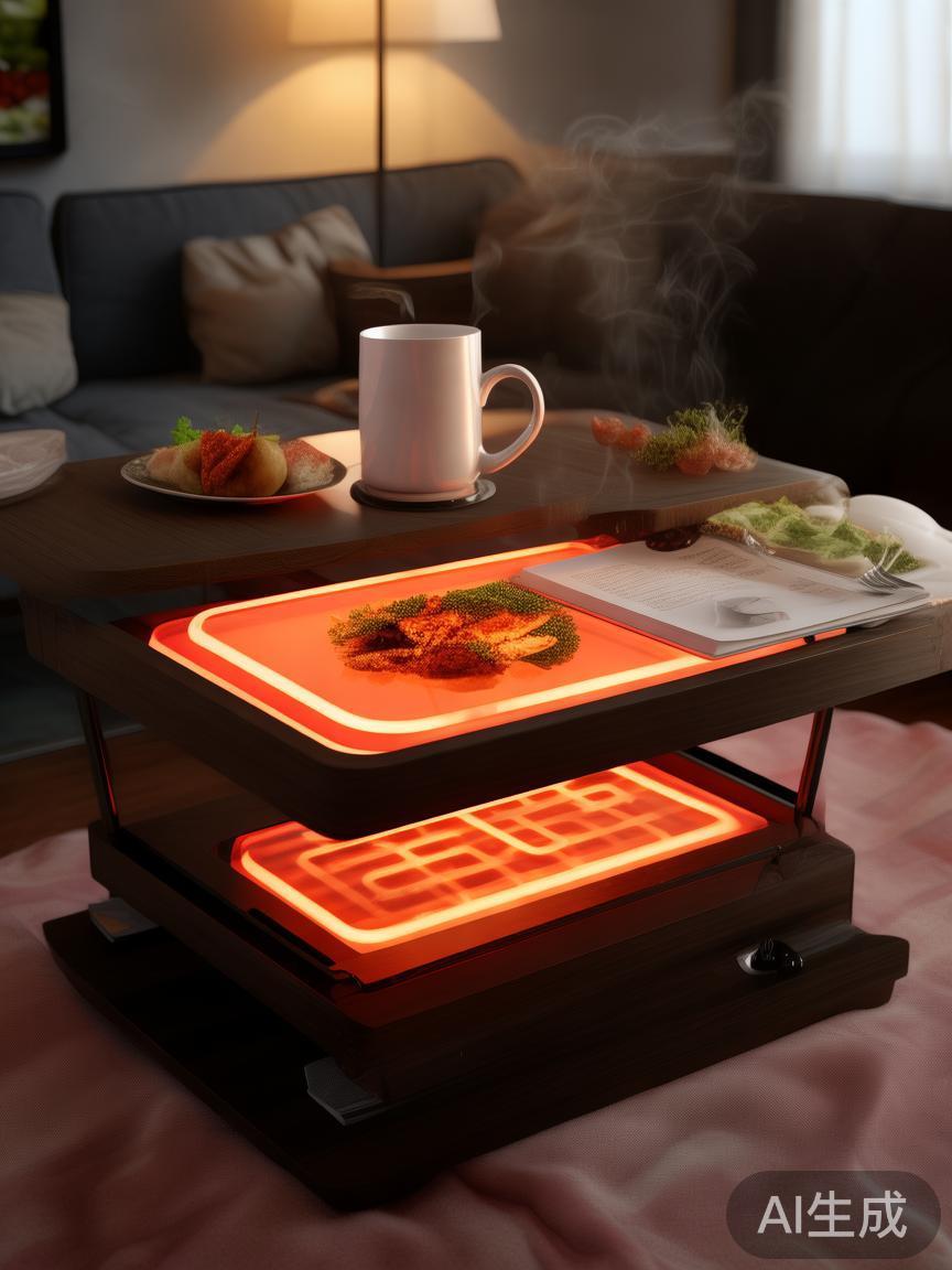 凯易欧电暖桌怎么升降-凯易欧电暖桌升降法插图